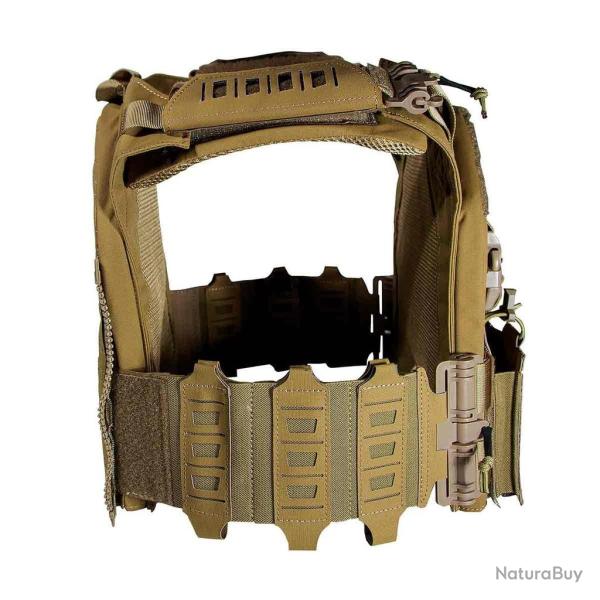 Gilet tactique porte-plaques Drake MK4 - Corso Tactical - Coyote