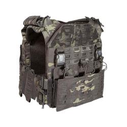 Gilet tactique porte-plaques Drake MK4 - Corso Tactical - Multicam Noir