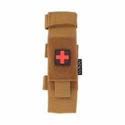 Pochette porte-tourniquet et ciseaux MOLLE - Corso Tactical - Coyote