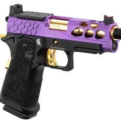Pistolet Airsoft GBB Stryk Hi-Capa 4.3 violet/or Lancer Tactical