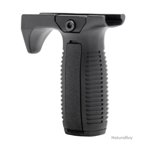 POIGNEE VERTICALE PICATINNY AVEC HANDSTOP KRISS NOIR