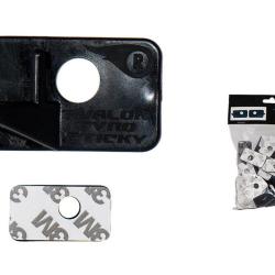 Repose-fl&egrave;che Autocollant Tyro Sticky Noir Droitier (Lot de 50) - Paquet de 50