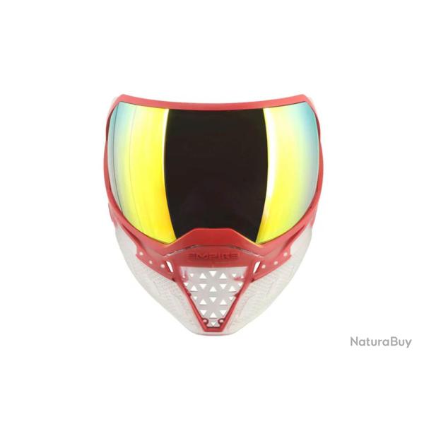 Masque EVS Crystal SE Clear/Red avec lentille Fire Mirror