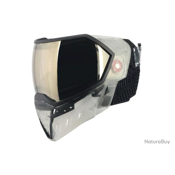 Masque EVS Crystal SE Clair/Noir avec lentille chrom�e noire HD