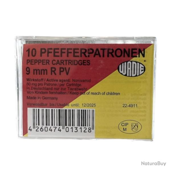 MUNITION POIVRE 380 REVOLVER X10 - WADIE