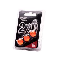 TETE PLOMBEE MONKEY HOOK ORANGE 2/0 X 3 - 7GR - MONKEY LURES