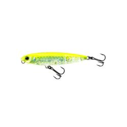 POISSON NAGEUR 3DRX PENCIL F 7.5CM - CHARTREUSE SILVER FLECK - YOZURI
