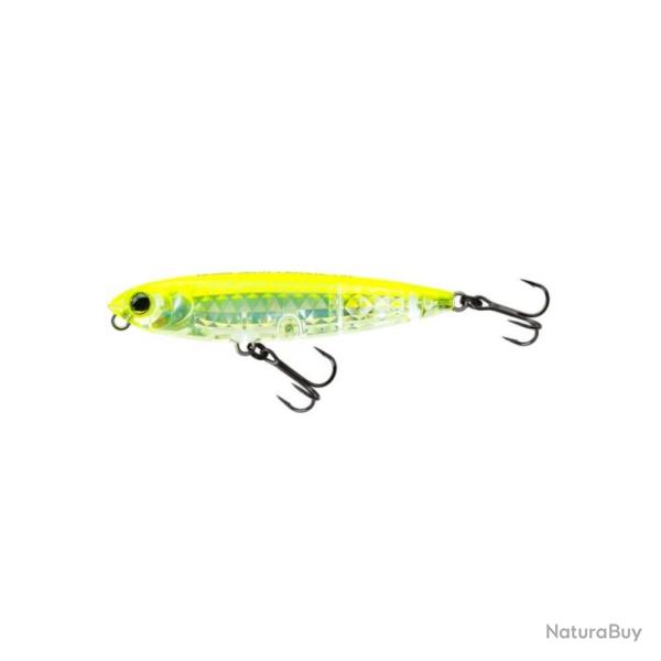 POISSON NAGEUR 3DRX PENCIL F 7.5CM - CHARTREUSE SILVER FLECK - YOZURI