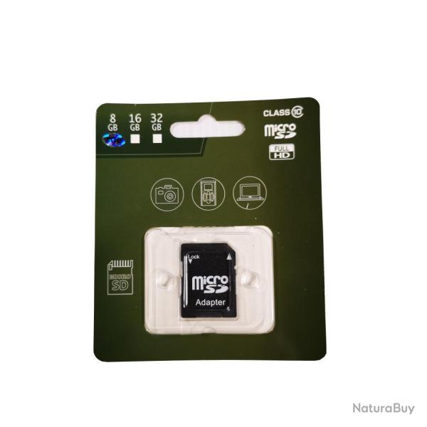 CARTE MICRO SD 8GO CLASS 10 - 