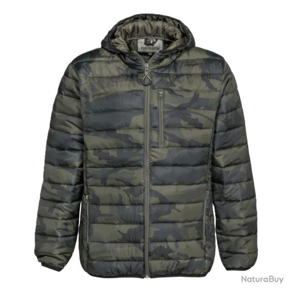DOUDOUNE HOMME A CAPUCHE CAMO TREK - 3XL - PERCUSSION