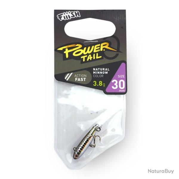 LEURRE PT30 FAST 3,8GR - NATURAL MINNOW - FIIISH