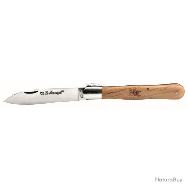 COUTEAU PROVENCAL OLIVIER GRAV� SOLEIL 12CM - LE SABOT