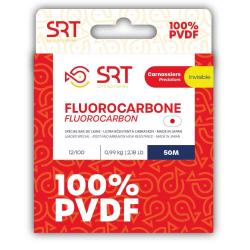 FIL DE PECHE FLUOROCARBONE 100% PVDF 50M - 30/100 - SRT