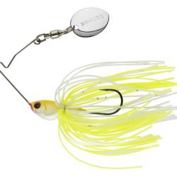 LEURRE SPINNER MONARC MICRO 5G - WHITE & CHART - SAKURA