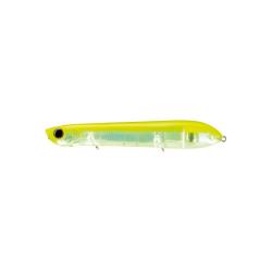 LEURRE 3DB PENCIL POPPER 13.5CM 27G - PRISM CHARTREUSE SILVER - YOZURI