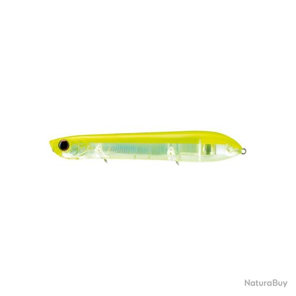 LEURRE 3DB PENCIL POPPER 13.5CM 27G - PRISM CHARTREUSE SILVER - YOZURI