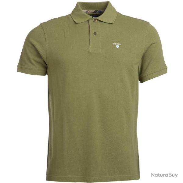 POLO PIQUE TARTAN BURNT OLIVE - L - BARBOUR