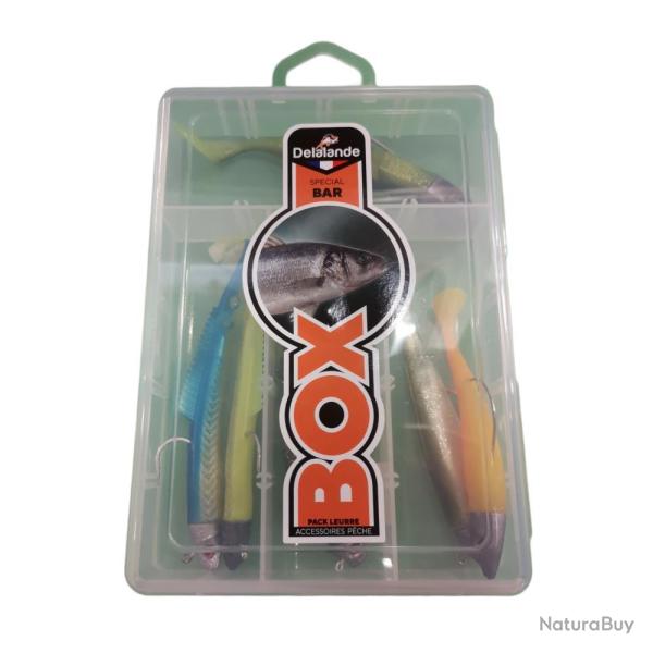 KIT BAR 6 LEURRES SOUPLES - DELALANDE