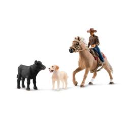 COFFRET AVENTURES DEQUITATION WESTERN - SCHLEICH