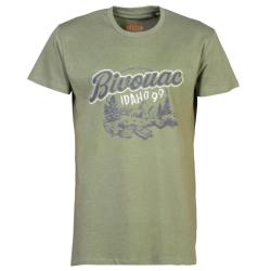TEE SHIRT BIVOUAC KAKI CLAIR - L - IDAHO