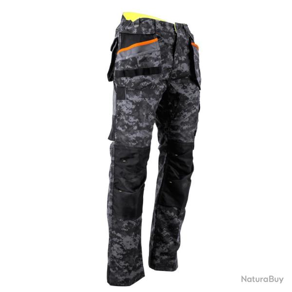 PANTALON DE TRAVAIL DONJON CAMO - 60 - LMA
