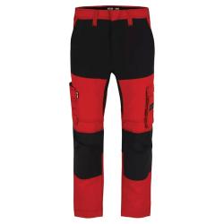 Pantalon de travail homme Hector Herock&reg; - Rouge - Multi-poches professionnelles 52