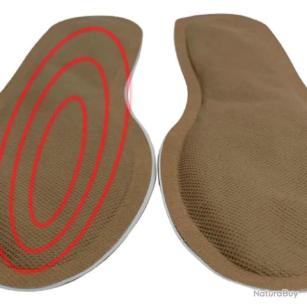 Lot de 10 semelles auto-chauffantes � usage unique - Chaleur instantan�e 45�C pendant 6h