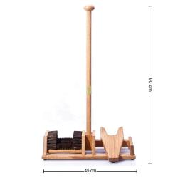 Tire-Bottes avec Brosses de Nettoyage Polypropyl&egrave;ne - Hauteur 90 cm