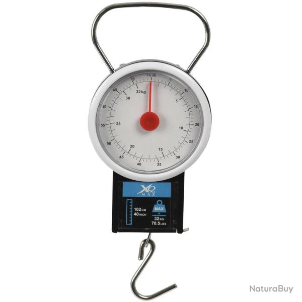 Peson de p�che 32 kg avec ruban � mesurer 100 cm