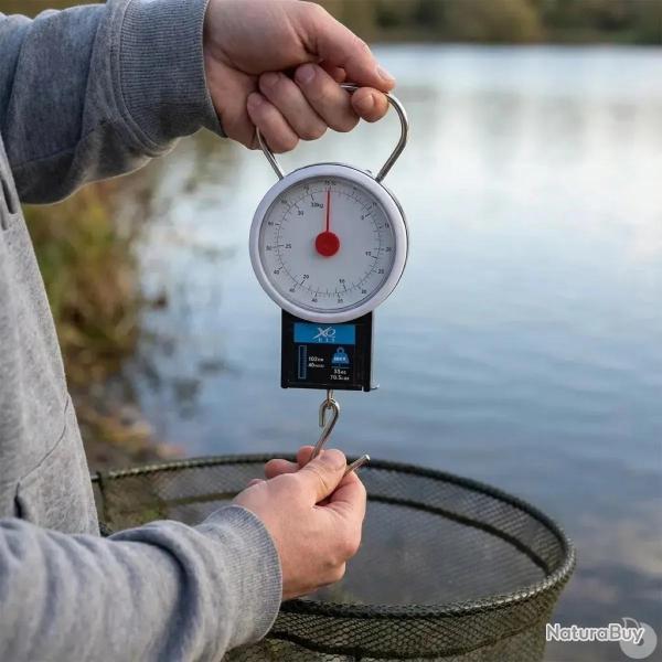 Peson de p�che 32 kg avec ruban � mesurer 100 cm