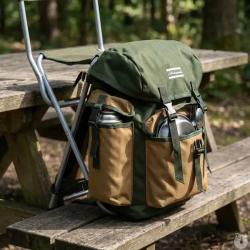 Sac &agrave; dos si&egrave;ge pliable avec structure en acier - 2,8 kg