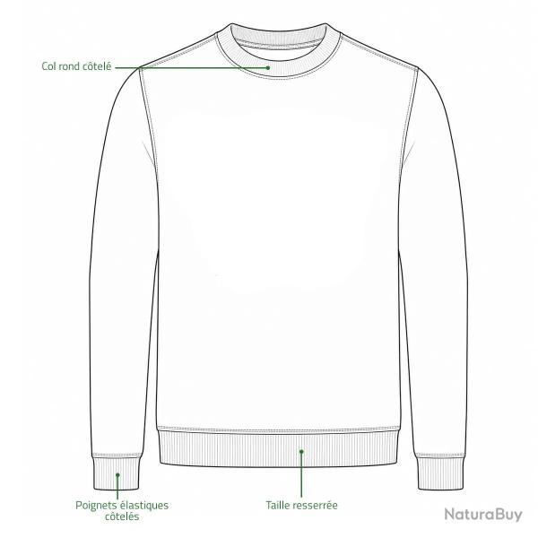 Sweat Shirt Homme Redstone Crew Neck Kaki Winchester�