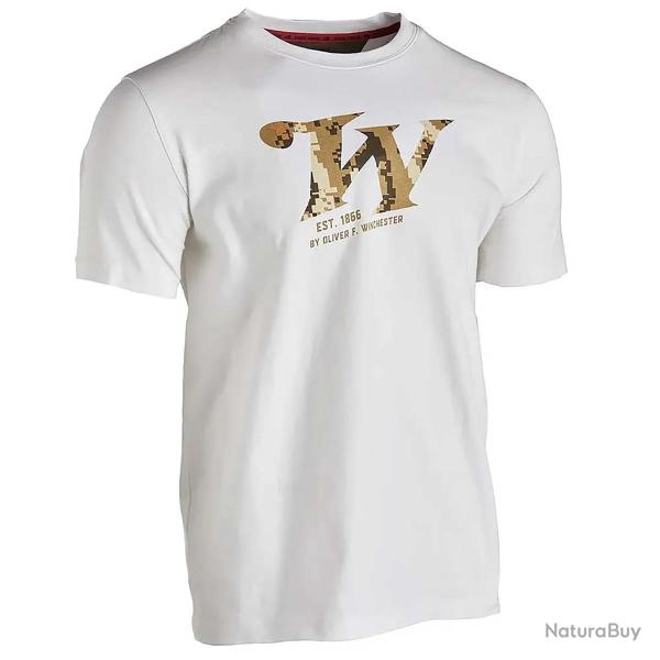 T shirt Homme Springer Winchester� Blanc 100 Coton 180g m�