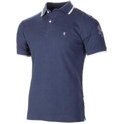 Polo Homme Ultra 79 Browning&reg; Bleu Coton Respirant