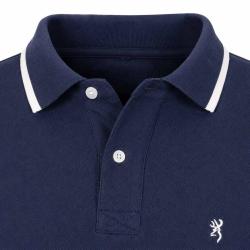 Polo Homme Ultra 79 Browning&reg; Bleu Coton Respirant