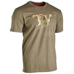 T shirt Homme Springer Winchester&reg; Kaki 100 Coton 180g m&sup2;