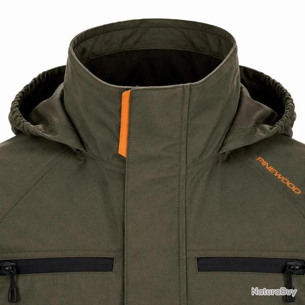 Parka Homme Winchester� Track Racoon Vert Manches Longues Capuche