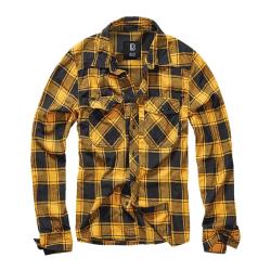 Chemise &agrave; carreaux Brandit&reg; Jaune et noire Homme