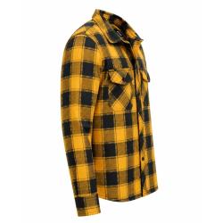 Chemise &agrave; carreaux Brandit&reg; Jaune et noire Homme
