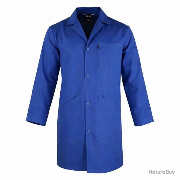 Blouse Homme Manches Longues Limeur LMA� en Coton Bleu - 240 g/m� L