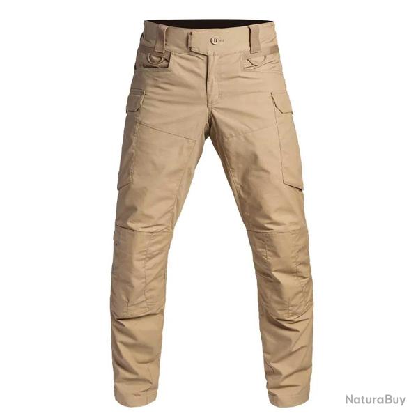 Pantalon Fighter A10� Homme Beige Ultra R�sistant avec Renforts Genoux