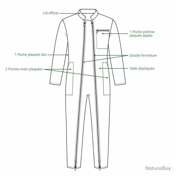 Combinaison de travail homme Chardon LMA� - Gris 2XL