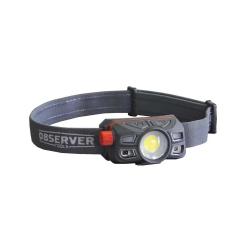 Lampe frontale OBSERVER - 450 Lumens - Rechargeable USB-C - &Eacute;tanche IP67