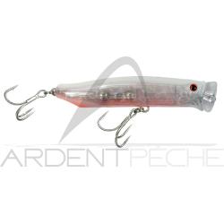 Poisson nageur TACKLE HOUSE Feed popper 100 Clear Hg pearl