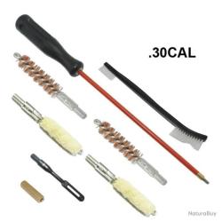 KIT DE NETTOYAGE POUR PISTOLET OU REVOLVER CALIBRE 30 - LIVRAISON GRATUITE