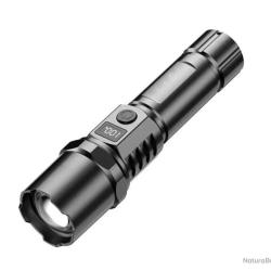 LAMPE TORCHE LED &Agrave; RECHARGEMENT PAR USB