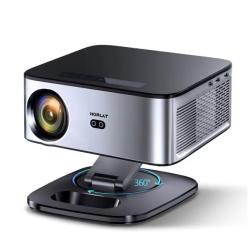 Projecteur Google TV 4K 40000 Lumens WiFi6 BT5.2 T&eacute;l&eacute;commande automatique Full HD 1080P