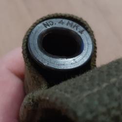 Baionnette clou Enfied MK II, probablement pour le Canada. 2&egrave;me Guerre Mondiale. Marqu&eacute;e.