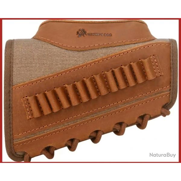 Porte-cartouches de crosse .22 LR avec coussin de joue  ( livraison gratuite )