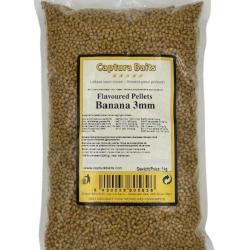 CAPTURA PELLETS FLAVOURED PELLETS BANANA 3MM 1KG CAPTURA